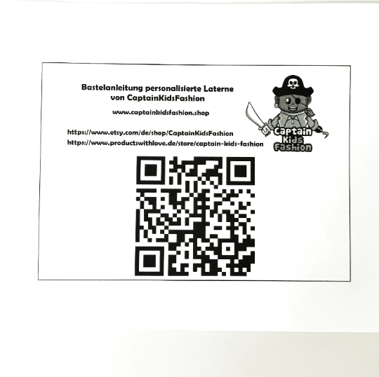 Bastelset Laterne St Martin Kind Rakete Kinder Basteln personalisiert Name Sankt Martin Martinslaterne